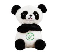 Jouet de sommeil panda en peluche - Tissu non tissé perlé, rotation centrale du pied réglable, lumières sonores apaisantes | Jouet interactif en peluche apaisant pour la relaxation des tout-petits, an