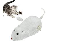 Jouet De Souris En Peluche - Jouets De Chasse Au Chat Interactif, Souris D'horlogerie | Souriss Mobile Réaliste, Jouetss De Chasse À La Peluches Douce, Jeu De Souriis En Cours D'exécution Polyval