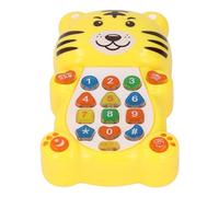 Jouet de Téléphone de Musique Enfant, Dispositif d'apprentissage Intelligent pour Que Les Enfants Cognitifs Travaillent dans Votre Dessin animé Portable pour Connaître Les Numéros (Yellow)