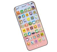Jouet De Téléphone Mobile Simulé | Téléphone Éducatif Simulé | avec Écran Tactile Lumières Et Chargement Contenu Didactique