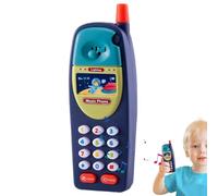 Jouet de téléphone pour, téléphone Jouet pour Tout-Petits,Lecteur de Musique Faux téléphone pour, Son et lumière apaisants | Téléphone Portable Amusant pour l'éducation précoce des, pour garçons et