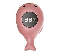 Jouet de température de bain pour bébé | Gauge du thermomètre flottant numérique | Moniteur de sécurité rétro-éclairé à LED imperméable | Affichage de mesure de la température de la baignoire pour les