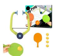 Jouet de tennis de table portable pour exercice de pong | Ensemble de tennis de table réglable pour hommes, femmes, garçons, adolescents, fils, fille, famille