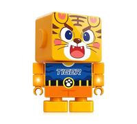 Jouet de Tigre Dansant,Animal Dansant avec Lumières LED,Jouet Tigre pour - pour le jeu d'imagination, le jeu d'apprentissage, la fête d'anniversaire, l'école à la maison, les garçons et les filles