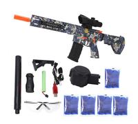 Jouet de tir à l'eau électrique M416 Jouet de jeu de tir à boule d'eau alimenté par batterie pour enfants de plus de 14 ans