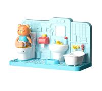 Jouet de Toilette, Jouet de Pot, Ensemble de Bain pour avec Mignon , Faire Semblant de Jouer à des Jouets éducatifs Amusants pour Les Toilettes pour garçons et