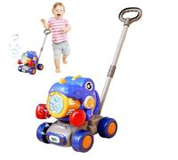Jouet De Tondeuse À Gazon À Bulles pour | Les Poussent des Jouets De Jardin À L'extérieur | Dinosaur Entertainment Game Blower Mode Pousser Ou Transporter Combiné avec Un HPreschoolers