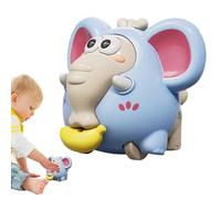 Jouet de traction pour bébé, jouet de traction pour de 1 an, mignon éléphant qui rampe, jouet à tirer pour bébé - Jouet amusant pour ramper, jouet pour bébé
