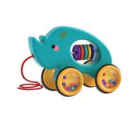 Jouet De Traction Pour Bébés, Avec Cordon De Serrage, Apprendre À Marcher En S'amusant, Guidage, Roue En Caoutchouc Pour Enfants, Cadeau, Caoutchouc Abs Lisse