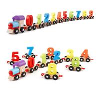 Jouet de Train de Nombres en 11 Sections, Blocs de Construction de Train de Comptage éducatif Précoce pour Enfants