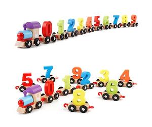 Jouet de Train de Nombres en 11 Sections, Blocs de Construction de Train de Comptage éducatif Précoce pour Enfants