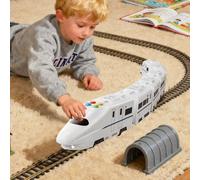 Jouet de Train Électrique,Modèle De Métro À Assembler Librement,Jouet Train Électrique avec Lumières et Musique - Cadeau pour Garçons Et Filles, Fêtes, Anniversaire, Apprentissage Et Jeu Entre