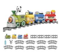 Jouet de Train électrique pour, activité de Construction Parent-enf | Ensemble de de Train ferroviaire pour les d'âge préscolaire, les filles passionnées, les élèves de la maternelle,