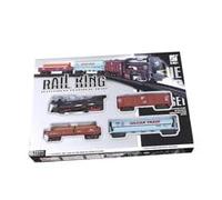 Jouet de Train Électrique, Trains Electrique Enfant avec Lumières Ensemble de Jouets, Jouets de Train Modèle Rétro, Bricolage Voie Jouet de Trains, Cadeaux de Noël Anniversaire pour Enfants 3+ Ans