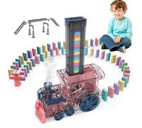 Jouet De Train - Ensemble De Blocs De Construction Électriques Automatiques, Effets Lumineux Et Sonores, Jouet Éducatif d'apprentissage STEM pour, Pierres Colorées Empilables | pour Les