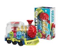 Jouet de Train pour - Véhicule Jouet à Piles avec Musique et lumière | Train mécanique pour Petit | pour Anniversaire, Noël, fêtes, Maison, école, école Maternelle, crèche