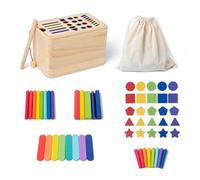 Jouet De Tri De Forme - Cube Éducatif De Trieur | Baby Learning Puzzle Box | Toddler Sensory Play With Fishing Game Pour La Garderie, La Salle De Jeux, La Maternelle, La Pépinière, La Motricité, Le D