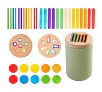 Jouet De Tri Des Formes De Couleurs - Jeu D'apprentissage Préscolaire En Bois De 30 Cm, Activité Sensorielle Éducative, Puzzle Assorti Pour Bébé, Aide Au Développement De La Petite Enfance | Jouet De