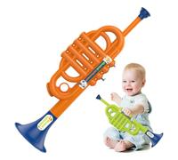 Jouet de Trompette, Trompette en Plastique pour Enfants, 13.8x4x3.9 Instrument simulé, Instruments de Musique éducatifs pour Les Filles garçons