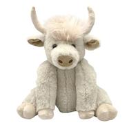 Jouet De Vache En Peluche - Animal En Peluche, Figure Musicale De 10 Pouces | De Bétail Brun Mou, Peluche De Yak Mobile, Créature Agricole Confortable Pour, Jouet Au Coucher À Fourrure
