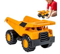 Jouet De Véhicule D'ingénierie - Pelle À Inertie Épaisse Et Résistante Aux Chutes, Bulldozer Et Camion À Benne Basculante | Voiture De Construction De Plage Robuste Pour Les Tout-petits Et Les Jeux Ex