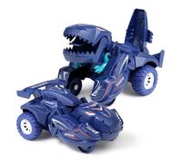 Jouet De Voiture À Inertie, Modèle De Voiture Coulissante, Anti-Chute, Friction, Dinosaure, Déformation, En Forme De Dinosaure, 066b