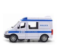 Jouet De Voiture À Tirer, Modèle De Voiture Simulée, Son Et Lumière, Camion De Pompiers De Police, Jouet Pour Enfants, Cadeau