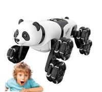 Jouet de voiture acrobatique RC - Véhicule d'action télécommandé, conversion de robot de course à double mode, corps durable et résistant aux chocs, effets de mouvement avec lumière LED | Jeux pour