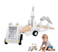 Jouet de voiture amovible en bois, kit de modèle de voiture en bois, jeu exquis pour véhicules éducatifs, jouet de construction de voiture en bois amovible pour enfants, garçons et garçons
