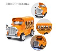 Jouet De Voiture En Alliage Moulé Sous Pression 1:38, Modèle De Bus Scolaire, Jouet Éducatif Pour Enfants, Vente En Gros
