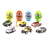 Jouet De Voiture En Pvc Pour Enfant, Modèle De Dessin Animé, Véhicules À Traction, Coque Souple, Cadeau Idéal