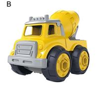 Jouet De Voiture Pour Enfants, Longue Durée De Vie, Multifonctionnel, Camion-Grue, Voiture En Plastique, Camion Mélangeur, Voiture, Jouet Pour Garçons