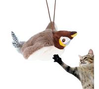 Jouet de volant pour chats - jouet de chat volant | Jouet de chat volant | Jouet de chat volant | Bâton de teaser pour chat moineau électronique | Jeux d'al