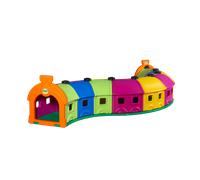 Jouet de wagon modulaire tunnel - ensemble de 8 wagons