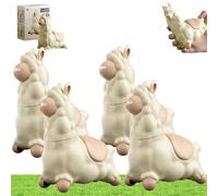 Jouet d'eau Lama Cracheur, Pulvérisateur d'eau Interactif en Alpaga, Arroseur d'eau Amusant Et Anti-Fuite, Pistolet à Eau Lama avec Tête Qui Secoue(4pcs)