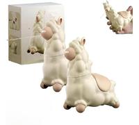 Jouet d'eau Lama cracheur, pulvérisateur d'eau interactif en Forme d'alpaga, brumisateur Manuel, pour Le Jardin, la Plage, Les Voyages ou Le Bain.,2PCS