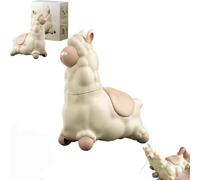 Jouet d'eau Lama cracheur, pulvérisateur d'eau interactif en Forme d'alpaga, pulvérisateur d'eau en Forme d'animal à Pousser, tête pivotante à 45° pour Un Plaisir rafraîchissant (1PCS)