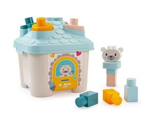 Jouet d'emboîtement et empilage ECOIFFIER Abrick Maison des Animaux 7914 4 briques formes Multicolore Bleu