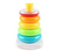 Jouet d'Empilage pour Bébé | Tour Colorée d'Anneaux Empilables | Jeu Éducatif de Construction 6 Mois et Plus - Maison, Crèche, Voyage, Voiture et Plus