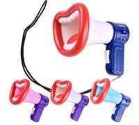 Jouet D'enregistrement Mégaphone À Grande Bouche Pour Enfants, 1 Pièce, Avec Changeur De Voix, Microphone Portatif, Jouet Vocal Amusant