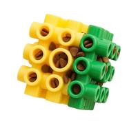 Jouet d'enrichissement pour chien - Balle distributrice de friandises pour chien - Jouet interactif à mâcher - Stimulation mentale, boule d'alimentation, nettoyage des dents, enrichissement et