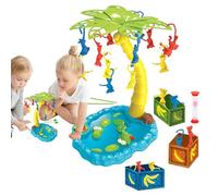 Jouet d'équilibrage de Singe - Jeu de balançoire de Singe d'arbre d'escalade de 21,5 cm - Jouet de Table éducatif pour Parents et - Décoration Interactive pour la Maison - Cadeau Unique pour