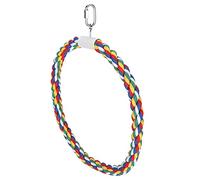 Jouet d'escalade de Perchoir coloré, Swing de Corde en Coton Sûr et Inoffensif pour Les Perroquets et Les Oiseaux, Grand Endroit élevé pour Que Les Oiseaux pour Animaux de