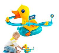 Jouet d'escalade dinosaure - Piste de course d'escalator avec perroquet canard, lumières et fonctions musicales | Jeu piste chasse amusant pour , salle jeux d'anniversaire, divertissement, cade