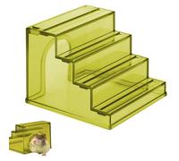 Jouet d'escalade pour hamster - Escalier pour petits animaux | Échelle pour hamster | Échelle 2 en 1 antidérapante pour cage d'animaux | 9,8 x 9,6 x 7,5 cm Maison pour escalade exercice exploration