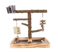 Jouet d'escalade pour oiseaux et animaux de compagnie - Décoration d'escalade - Perchoir d'entraînement pour perroquets - Jouet de gym à mâcher - Support de jeu
