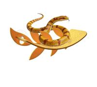 Jouet d'escalade pour reptiles - Geckos en forme de feuille, grimpant et dormant, ventouse, forme de feuille, décoration de réservoir | Jeux d'enrichissement de serpents pour, gecko léopard, agames