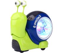 Jouet d'escargot, jouet d'escargot disco lumineux, jouets musicaux rampants, bébé rampant mignon avec fonction 'évitement des obstacles, jouets sensoriels interactifs pour bébé pour tout-petits, enf