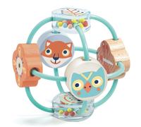 Jouet d'éveil bois bébé blanc babybali