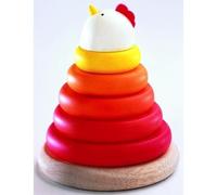 Jouet d'éveil - DJECO - Cachempil maman poule - Multicolore - 12 mois+ - 13x15cm